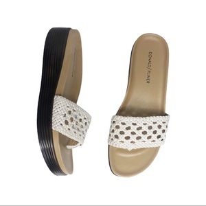 Donald J. Pliner Fiji Sandal Woven White 7.5